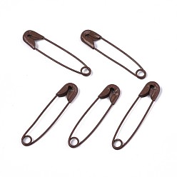 Седло Коричневый Окрашенного распылением булавки железа, без кадмия, без никеля и без свинца, седло коричневый, 30~31x7x2.5 мм