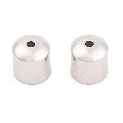 Платина Латуни мозг заканчивается, ионное покрытие (ip), Торцевые крышки, без кадмия, без никеля и без свинца, колонка, платина, 10x9x9 мм, отверстие : 1 мм, внутренний диаметр: 8.5 мм