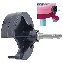 Черный Крепления для вязальной машины, с железной фурнитурой, чёрные, 63x69x43 мм, внутренний диаметр: 62 мм