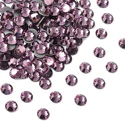 20020 Light Amethyst Камни preciosa® crystal hotfix с плоской основой, чешский хрусталь, круглый(438 11 612 шатон роза вива 12 ®), 20020 светлый аметист, ss 6 (1.9~2.1 мм)