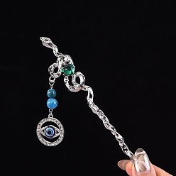 Eye Легированные Палочки для Волос, аксессуары для волос для женщин и девочек, глаз, 185x25 мм