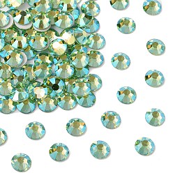 50520 200 Peridot AB Preciosa® maxima crystal без горячей фиксации плоские камни, чешский хрусталь, срыв твердой мозговой оболочки, круглый(438 11 615 шатон-роза), 50520 200 перидот аб, ss 16 (3.8~4 мм)