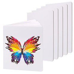 Белый 5 листы a4 альбом для эскизов и рисунков, пустой блокнот, прямоугольные, белые, 295x210x5.5 мм