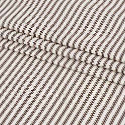 Brun De Noix De Coco 1Tissu rayé en coton au mètre, accessoires du vêtement, brun coco, 1520x0.5mm