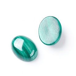 Малахит Природные кабошон малахита, овальные, 9x7x3~3.5 мм