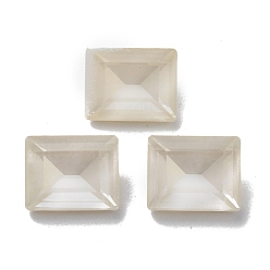 Кристалл K 9 кабошоны из стеклянного страза, точка назад и задняя пластина, граненые, прямоугольные, кристалл, 10x8x4 мм