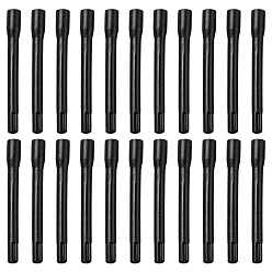 Черный 200шт. пластиковые палочки для татуировок, принадлежности для татуировок, чёрные, 3.4 см