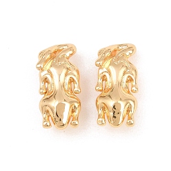 Real 18K Gold Plated Brass Pendants, Roast Goose Charms, Real 18K Gold Plated, 19x8.5x6mm, Hole: 2.5x1mm