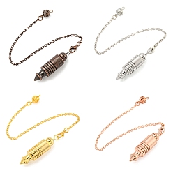 (52) Непрозрачная лаванда Стеллаж гальванический латунный заостренный биолокационный маятник, пуля, разноцветные, 230 мм