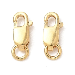 Real 14K Gold Filled 1/20 14застежки-карабин с золотым напылением, желтое золото с покрытием, real 14 k золото заполнено, 8.5x4x2 мм, отверстие : 2 мм
