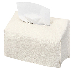 Белый Дым Коробки для салфеток из искусственной кожи, многофункциональная крышка коробки для салфеток, серый, готовая продукция: 192x245x96 мм