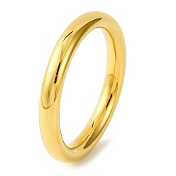 Золотой Ионное покрытие (ip) простые 304 браслеты из нержавеющей стали для женщин, золотые, Внутренний диаметр: 6~6.3 cm