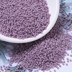 (RR2037) Matte Opaque Antique Rose MIYUKI Round Rocailles Beads, Japanese Seed Beads, 11/0, (RR2037) Matte Opaque Antique Rose, 2x1.3mm, Hole: 0.8mm, about 5500pcs/50g