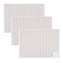 Фламинго Обои для гостиной и спальни с мини-кукольным домиком, лист декоративных наклеек для кукольного домика, цветочным узором, фламинго, 480x360x0.2 мм