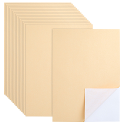 Мокасин 50шт. бумажные самоклеящиеся наклейки, прямоугольные, мокасин, 298x211x0.1 мм