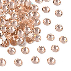 90300 Light Peach Preciosa® maxima crystal без горячей фиксации плоские камни, чешский хрусталь, срыв твердой мозговой оболочки, круглый(438 11 615 шатон-роза), 90300 светло-персиковый, ss 16 (3.8~4 мм)