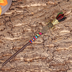 Hamsa Hand Палочки для волос из дерева, аксессуары для волос для женщин и девочек, хамса рука, 250x100 мм