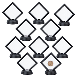 Черный Пластиковые стойки для картин, с пленкой ТПУ и подставкой для дисплея, чёрные, 20 шт / комплект