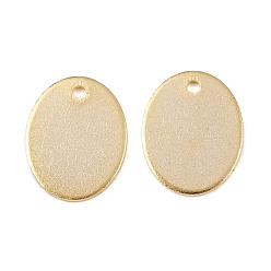 Настоящее золото 24K Латунь прелести, без кадмия и без свинца, овальные, реальный 24 k позолоченный, 11x9x0.8 мм, отверстие : 1 мм