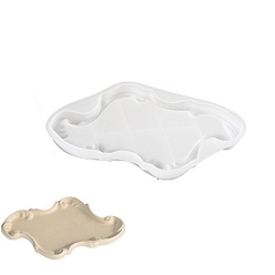 Белый Силиконовые формы для тарелок для ювелирных изделий своими руками, формы для литья смолы, облако, белые, 243x168x16 мм