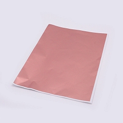 Misty Rose Adhesive Sticker Coated Scratch Off Film Password Sticker, DIY Scraping Award Card, Rectangle, Misty Rose, 277x211x0.1mm