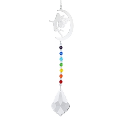 Angel & Fairy Стекло подвесные украшения, подвесные украшения для домашней спальни, ангел и фея, 320 мм