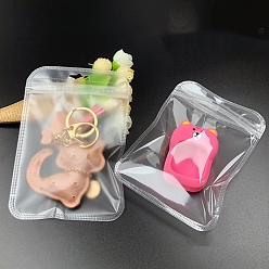 Белый Дым Прямоугольные матовые пластиковые пакеты с застежкой-молнией, многоразовые упаковочные пакеты, мешок с самоуплотнением, серый, 15x10 см, 50 шт / пакет