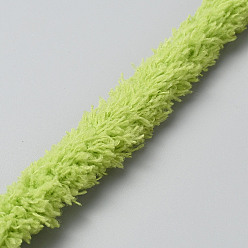 Желто-Зеленый Плюшевые палочки своими руками, средство для чистки труб, стебли из синели из полиэстера, с алюминиевой жилой, материал для детских поделок, желто-зеленый, 970x20x19 мм