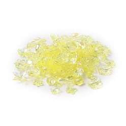 Желтый Набор для поиска ювелирных изделий в стиле барокко своими руками, включая акриловые подвески и бусины цвета ab, разнообразные, желтые, 10~40x10~33x3~12 мм, отверстие : 1~2.8 мм, 1063 шт / 500 г