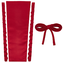 Темно-Красный Замена молнии на свадебном платье, атласный корсет с регулируемой посадкой на спине, платье для выпускного вечера со шнуровкой, темно-красный