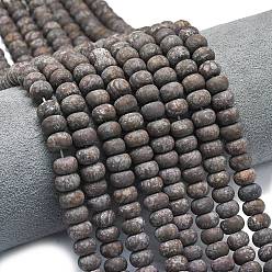 Снежный Обсидиан Натуральный красный снежинка обсидиан бисер прядь, матовые, рондель, 8x5 мм, отверстие : 1.4 мм, около 73~75 шт / нитка, 14.96~15.16 дюйм (38~38.5 см)