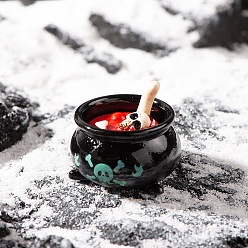 Food Миниатюрные фигурки из смолы на Хэллоуин, аксессуар для кукольного домика, питание, 25x30 мм