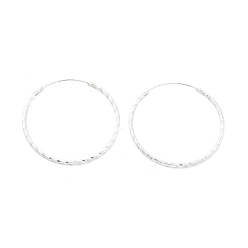 Серебро 925 серьги из серебра из серебра, серебряные, 35x1.5 мм, штифты : 0.8 мм