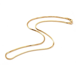 Золотой 304 из нержавеющей стали коробки цепи ожерелья, с карабин-лобстерами , золотые, 19.68 дюйм (50 см), 2 мм