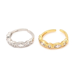 (52) Непрозрачная лаванда Кольцо-манжета с кубическим цирконием из латуни с микропаве, открытые кольца, долговечный, лошадь глаза и плоские круглые, разноцветные, размер США 6 1/2 (16.9 мм)