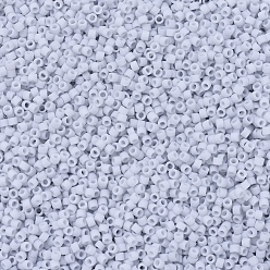 (DB0357) Matte Opaque Pale Blue Gray MIYUKI Delica Beads, Cylinder, Japanese Seed Beads, 11/0, (DB0357) Matte Opaque Pale Blue Gray, 1.3x1.6mm, Hole: 0.8mm, about 10000pcs/bag, 50g/bag