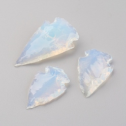 Опал Opalite украшения домашнего дисплея, наконечник, 18~40x12~26x4~14 мм