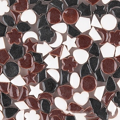 (52) Непрозрачная лаванда Мозаика из керамогранита, мозаика неправильной формы, для поделок из мозаики своими руками, рамы для картин, разнообразные, разноцветные, 10x5 мм, 170 шт / пакет