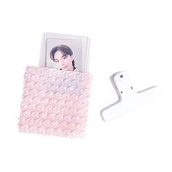 Pink Rectangle Plastic Bubble Mailers, Waterproof Padded Envelope Packaging, for Jewelry Makeup Supplies, Pink, 10x10cm