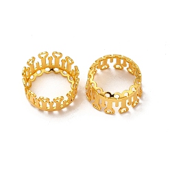 Золотой Латунные настройки для размещения кабошонов, открытая задняя панель, полые плоские круглые с сердцем, золотые, лоток : 12.5 мм, 14x7 мм