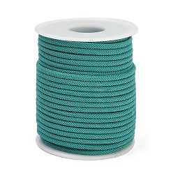 Светлый Морско-зеленый Нейлоновые нити, Миланские шнуры / витые шнуры, светло-зеленый, 3 мм, около 21.87 ярдов (20 м) / рулон