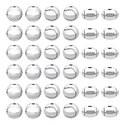 Mixed Shapes 60 шт 3 стили бусины из сплава в тибетском стиле, античное серебро, разнообразные, 10~12x8~9.5 мм, отверстие : 1.8~2 мм, 20 шт / стиль