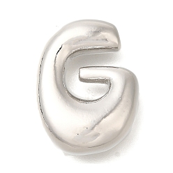 Letter G Стойки обшивки латунные подвески, без кадмия и без свинца, подвески с буквой az~z, Буква G, 22x17x6.5 мм, отверстие : 2.5x3 мм