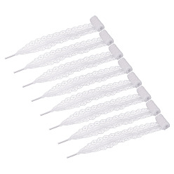 Белый 10 пары полиэстеровых шнурков для обуви, белые, 820x30x0.2 мм