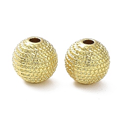 Golden Gestell Legierung Perlen, langlebig überzogen, Bleifrei und cadmium frei, , Runde, golden, 7.5 mm, Bohrung: 1.8 mm