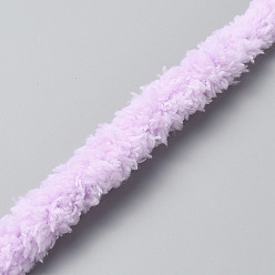 Сливовый Плюшевые палочки своими руками, средство для чистки труб, стебли из синели из полиэстера, с алюминиевой жилой, материал для детских поделок, слива, 970x20x19 мм