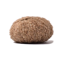 Верблюжий Полиэфирная пряжа, для ткачества, вязание крючком, верблюжие, 1~2 мм, около 218.72 ярдов (200 м) / моток