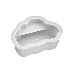 Cloud Food Grade DIY Display Silicone Molds, Resin Casting Molds, Cloud, 71x54x21mm