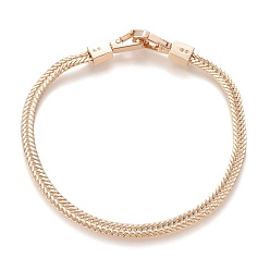 Light Gold Железные ручки для сумок с цепочкой в виде змеи, кошелек цепочки, с поворотными застежками сплава, для замены ремней для мешков, золотой свет, 40x1.2x0.7 см, застежка: 24x12x5 мм