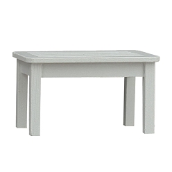 Белый Миниатюрные украшения для чайного столика из дерева, аксессуары для домашнего кукольного домика с микро-ландшафтом, притворяясь опорными украшениями, белые, 74x48x43 мм